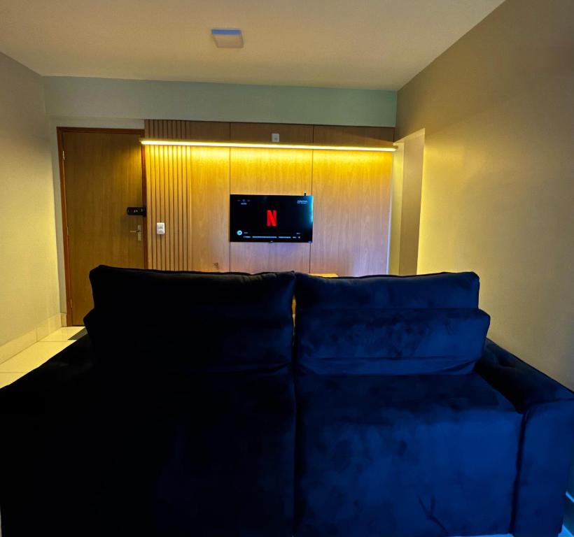 TV a/nebo společenská místnost v ubytování Apartamento Morais