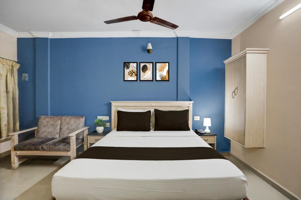 Voodi või voodid majutusasutuse Hotel O ANNAPURNA RESIDENCY toas