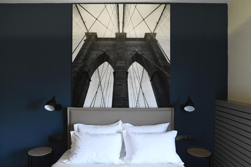 Łóżko lub łóżka w pokoju w obiekcie 4 Seasons Luxury Apartments