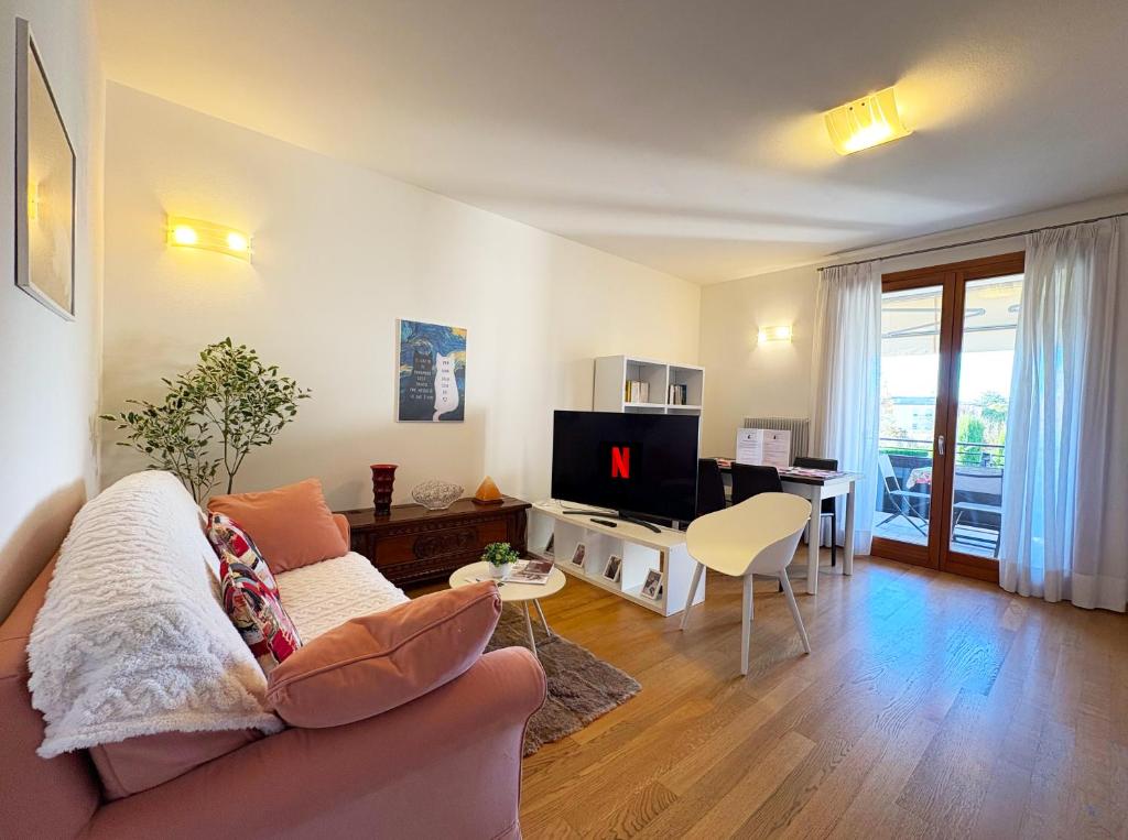 Posezení v ubytování Oasi di Luce a 10 min dalle Colline del Prosecco