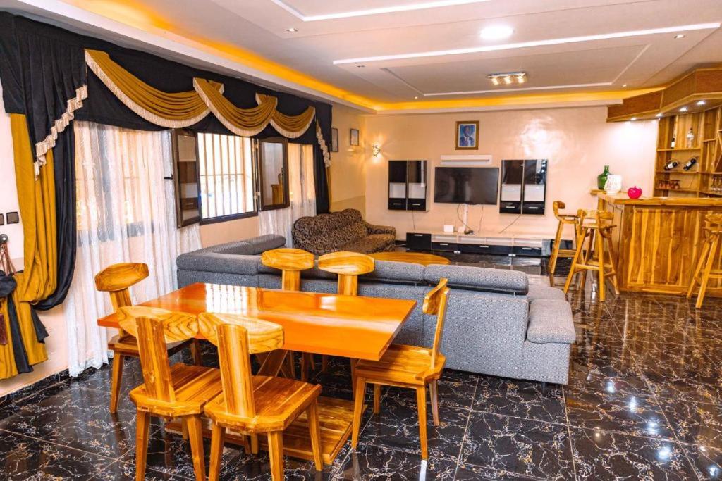 Χώρος καθιστικού στο Appartement Nika