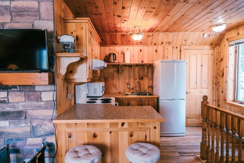 Kuchyň nebo kuchyňský kout v ubytování Loft - Ski out in Mont-Blanc