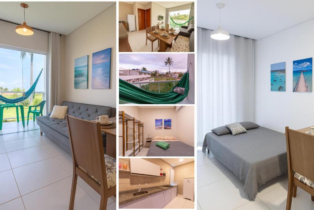 Χώρος καθιστικού στο FLATS MAR'BELLA Ótima localizaçao com Varanda,100M Praia com Garagem Gratuito