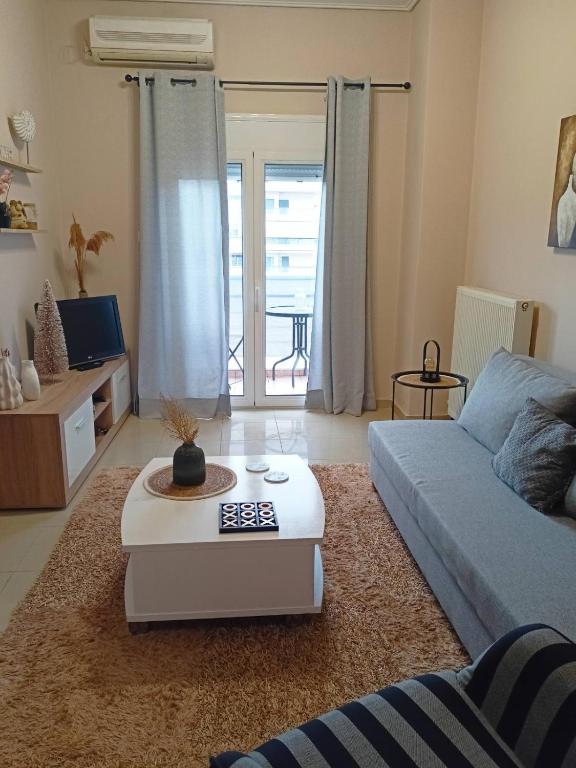 Posezení v ubytování View clock loft