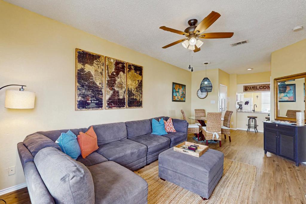 Χώρος καθιστικού στο Beach Club 276