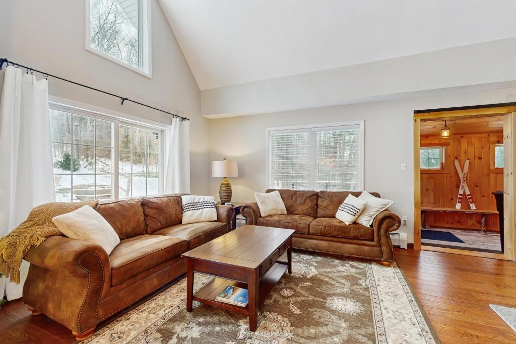 Χώρος καθιστικού στο Buckboard Haven