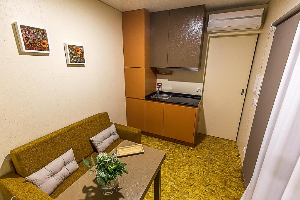Kuchyň nebo kuchyňský kout v ubytování ALLuar Lodge