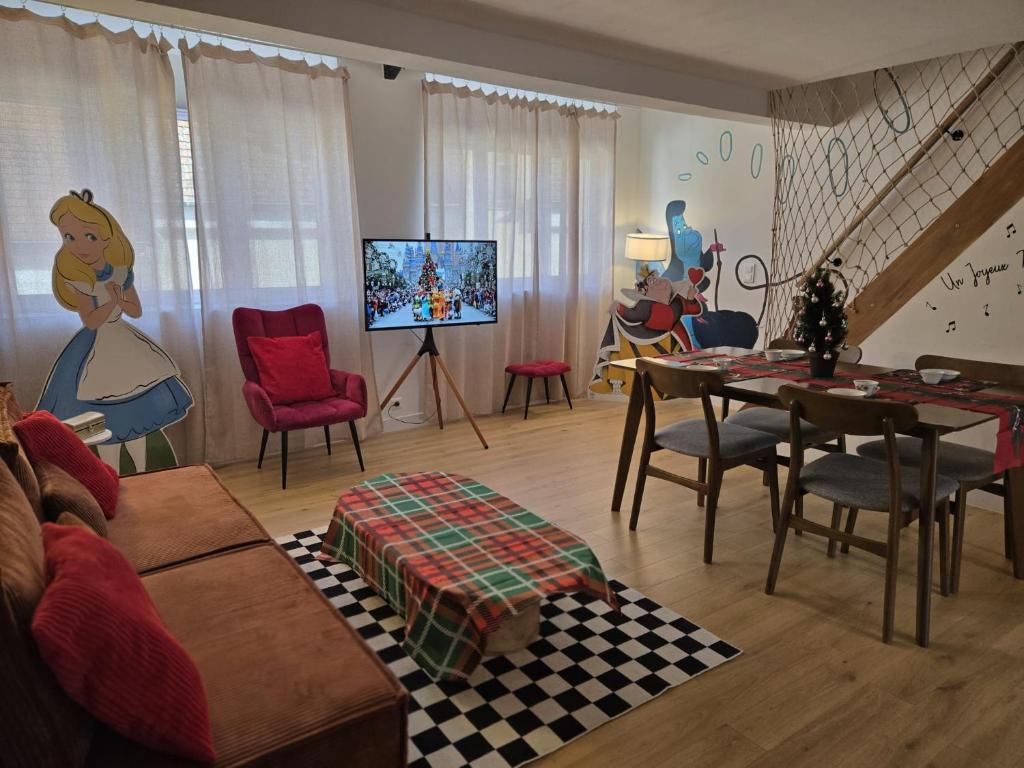 Et opholdsområde på Le reve d'Alice