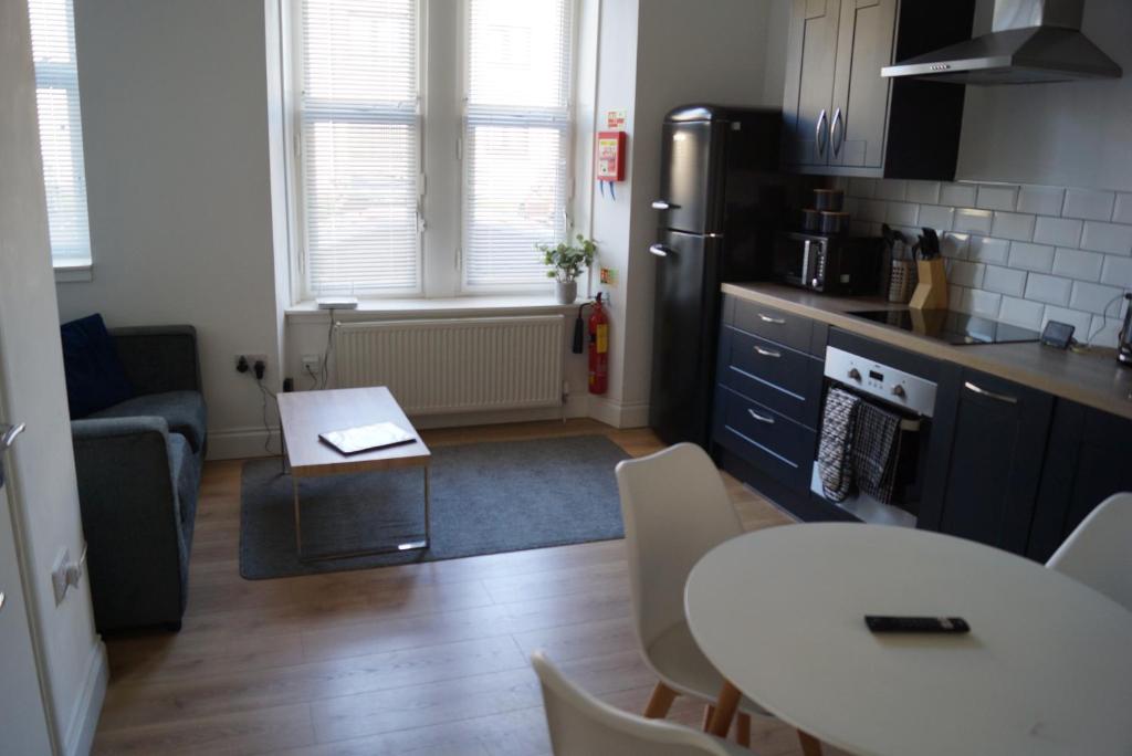 Køkken eller tekøkken på Luxury 1-Bedroom Apartment - Central Dundee