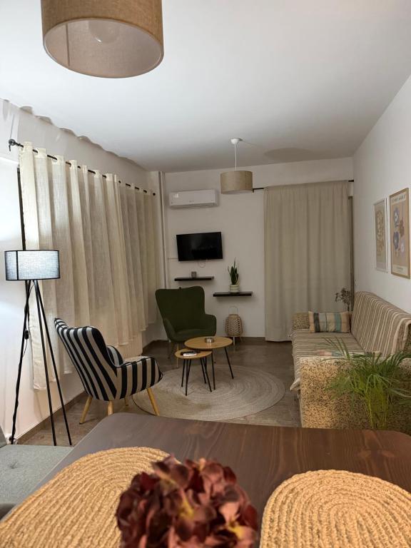 Posezení v ubytování sea view