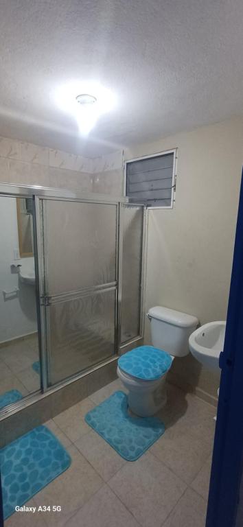 Koupelna v ubytování Nido de amor