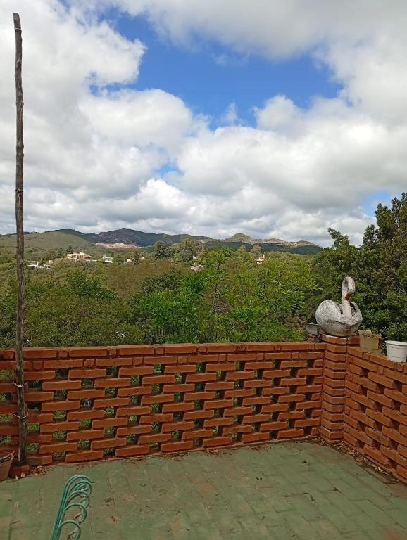 En generel udsigt til bjerge eller udsigt til bjerge taget fra lejligheden