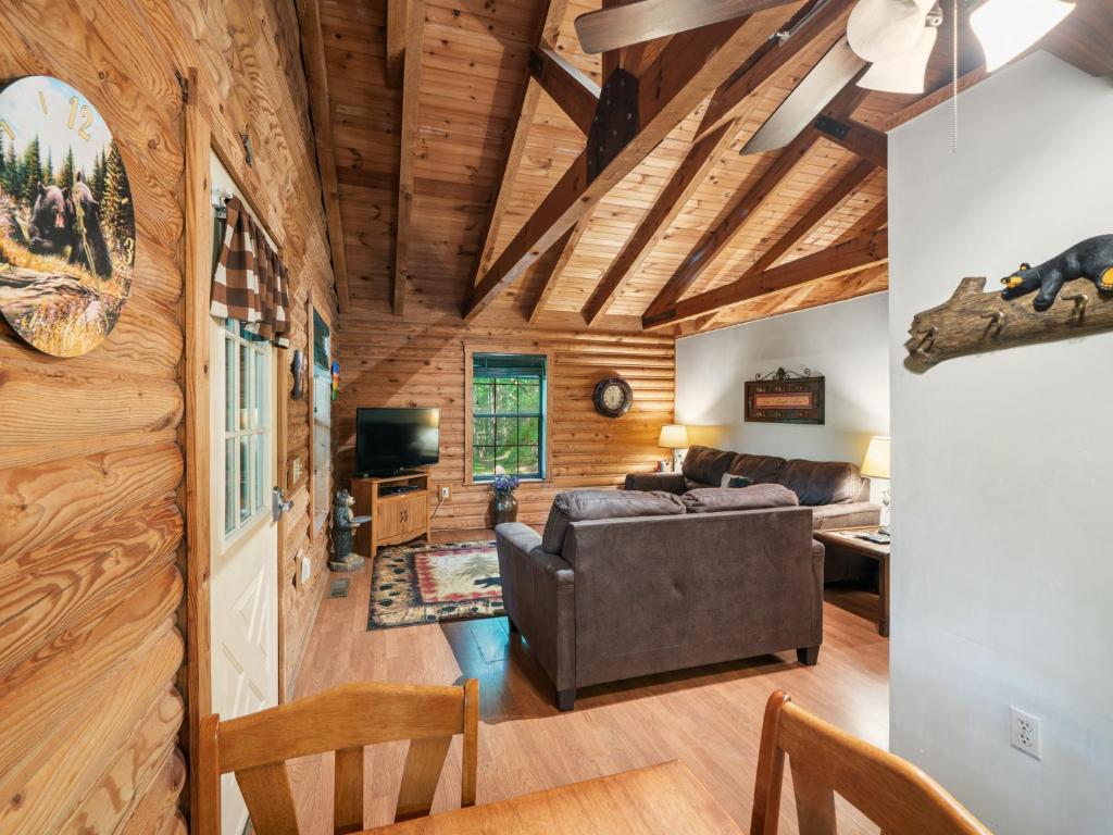 Good life cabin 2 · Bryson City cabin with hot tub and fire pit photo