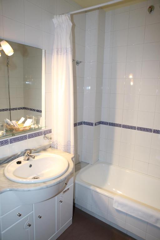 Koupelna v ubytování Hotel Bello