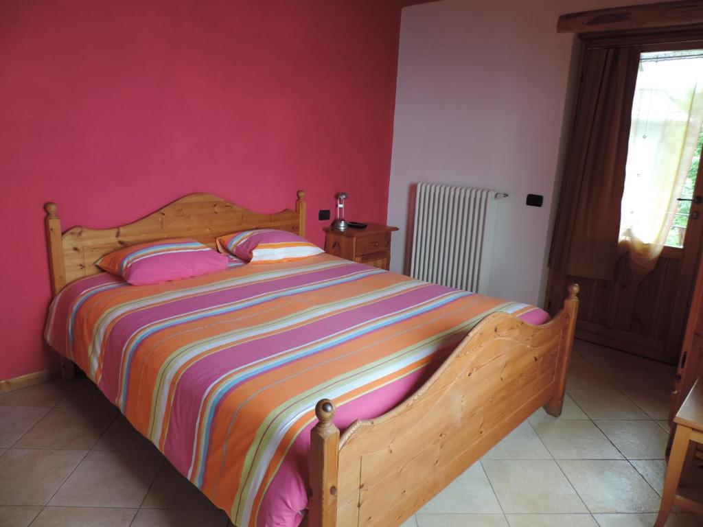 Postel nebo postele na pokoji v ubytování Agriturismo Zertin