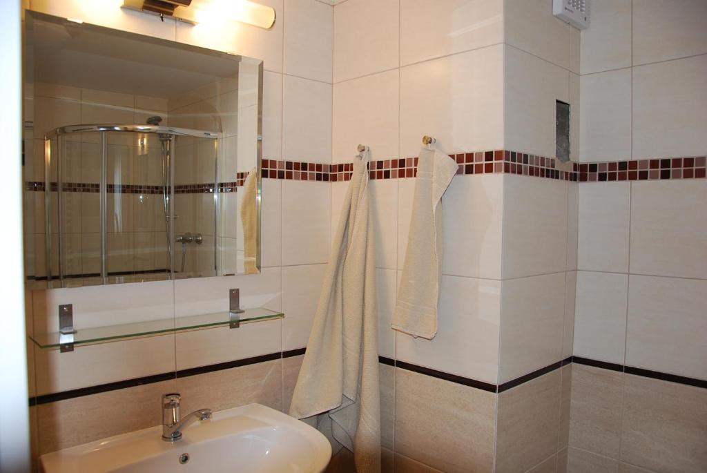 Koupelna v ubytování Apartment Ptačí Dům