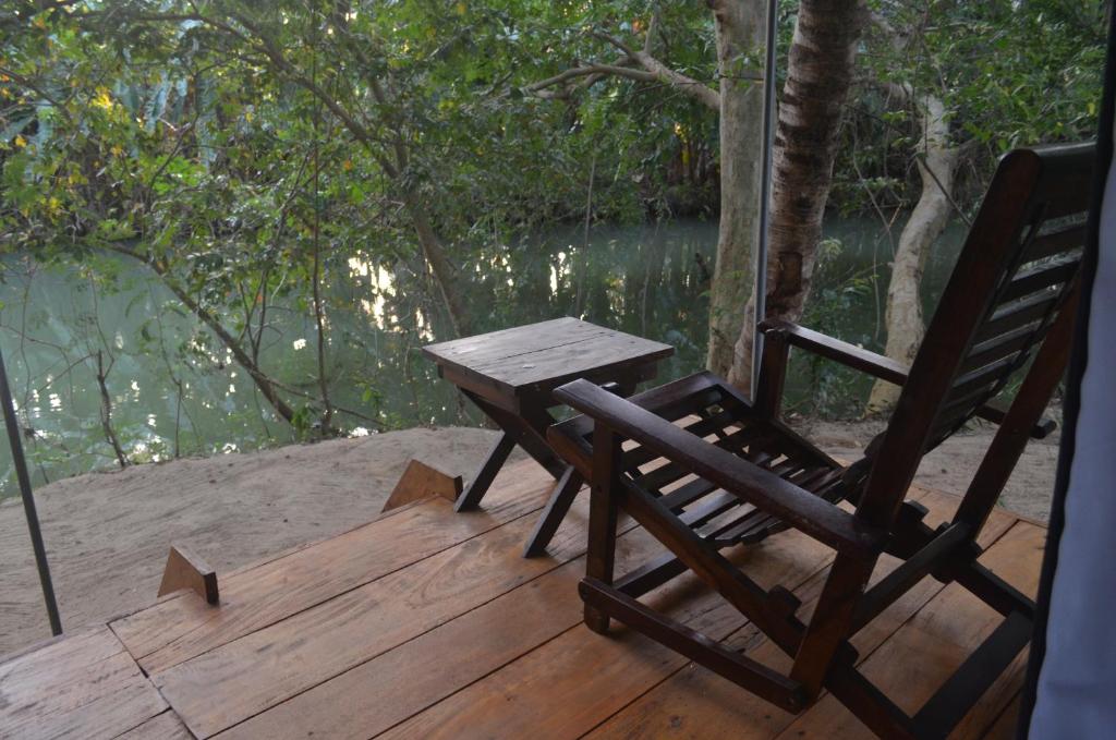 Zahrada ubytování Makulu Safari Camping