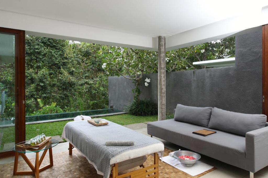Posezení v ubytování Aria Villas Ubud