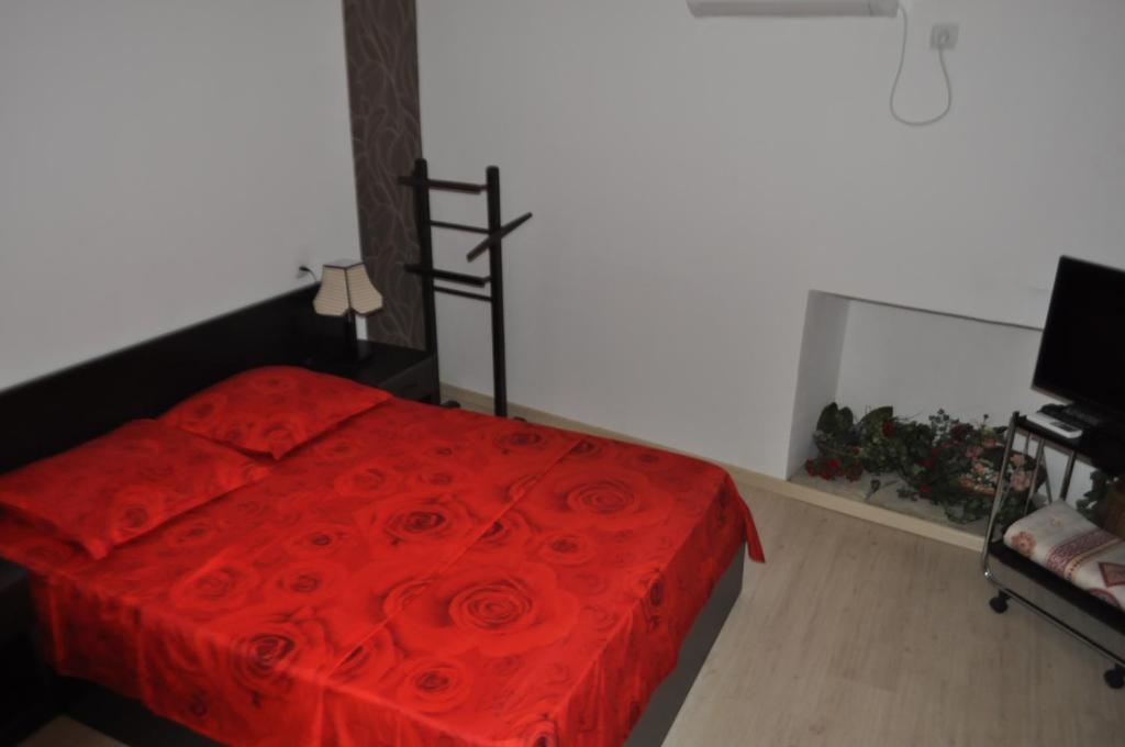 Postel nebo postele na pokoji v ubytování Guest House Mtskheta