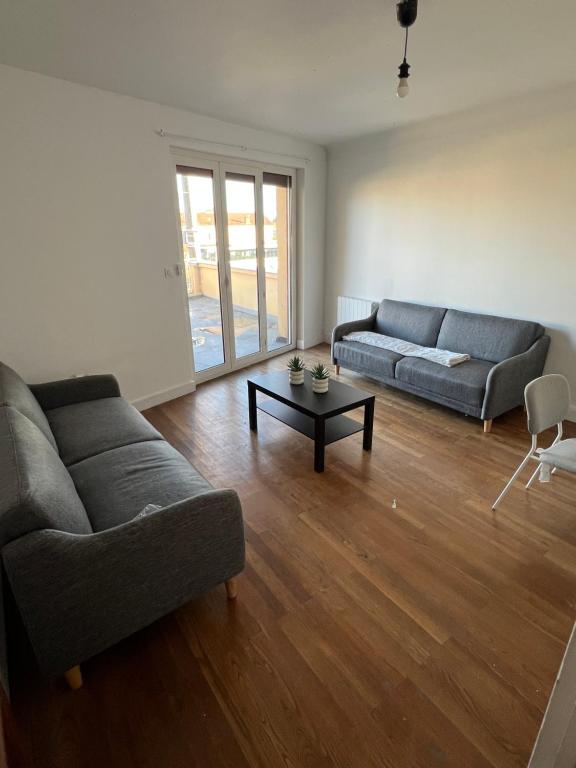 Posezení v ubytování Le toit des volcans