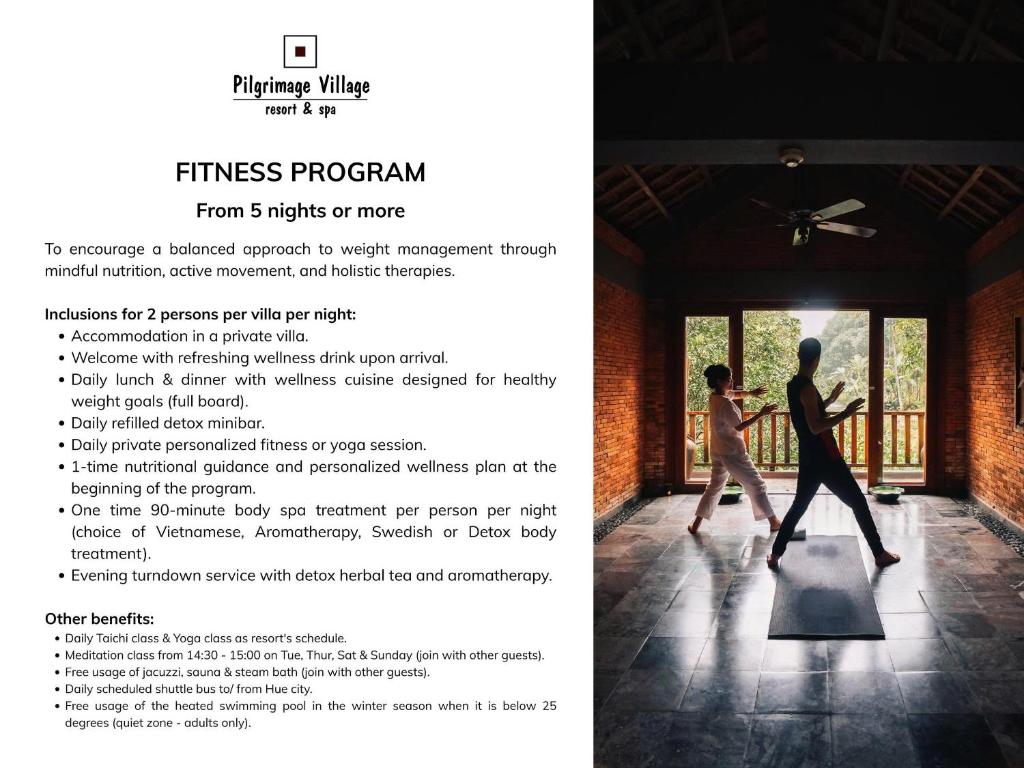 Traditional Pool Villa - Fitness Program