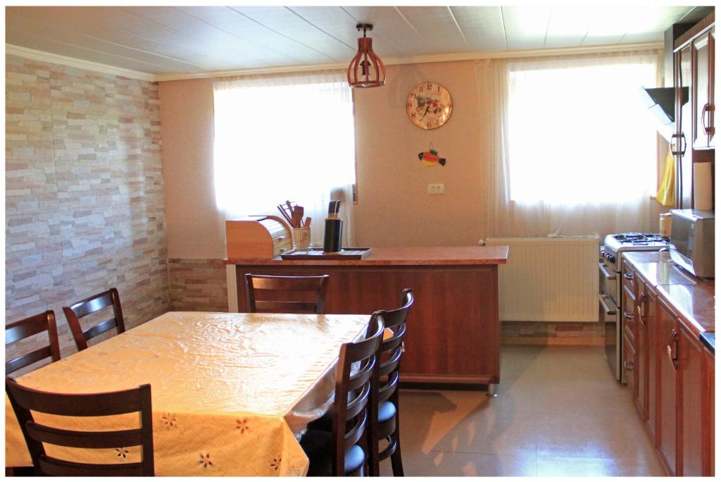 Kuchyň nebo kuchyňský kout v ubytování Tinikos Guest House