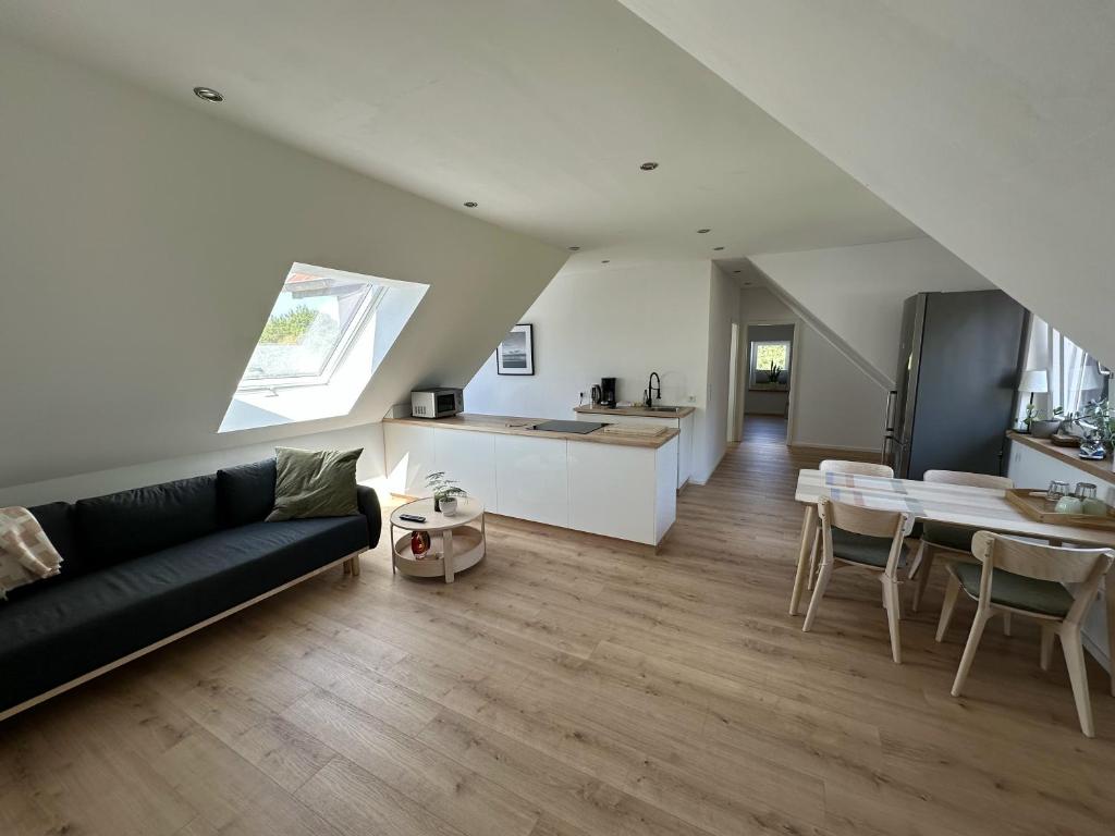 Posezení v ubytování Monteurwohnung - Ferienwohnung