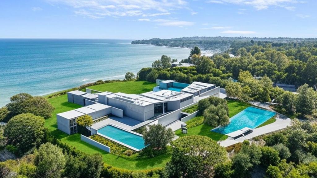 Πισίνα στο ή κοντά στο Malibu test apartment pool view 4