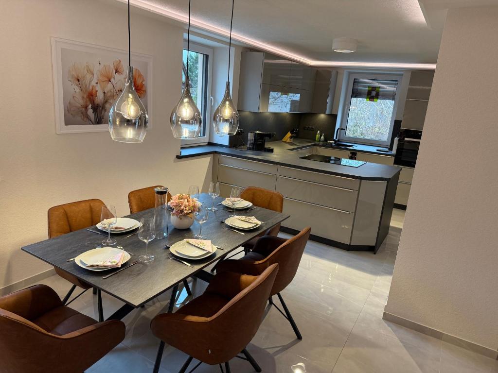 Kuchyň nebo kuchyňský kout v ubytování Lotte