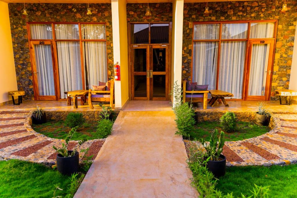 Zahrada ubytování Lastanza Safari Lodge