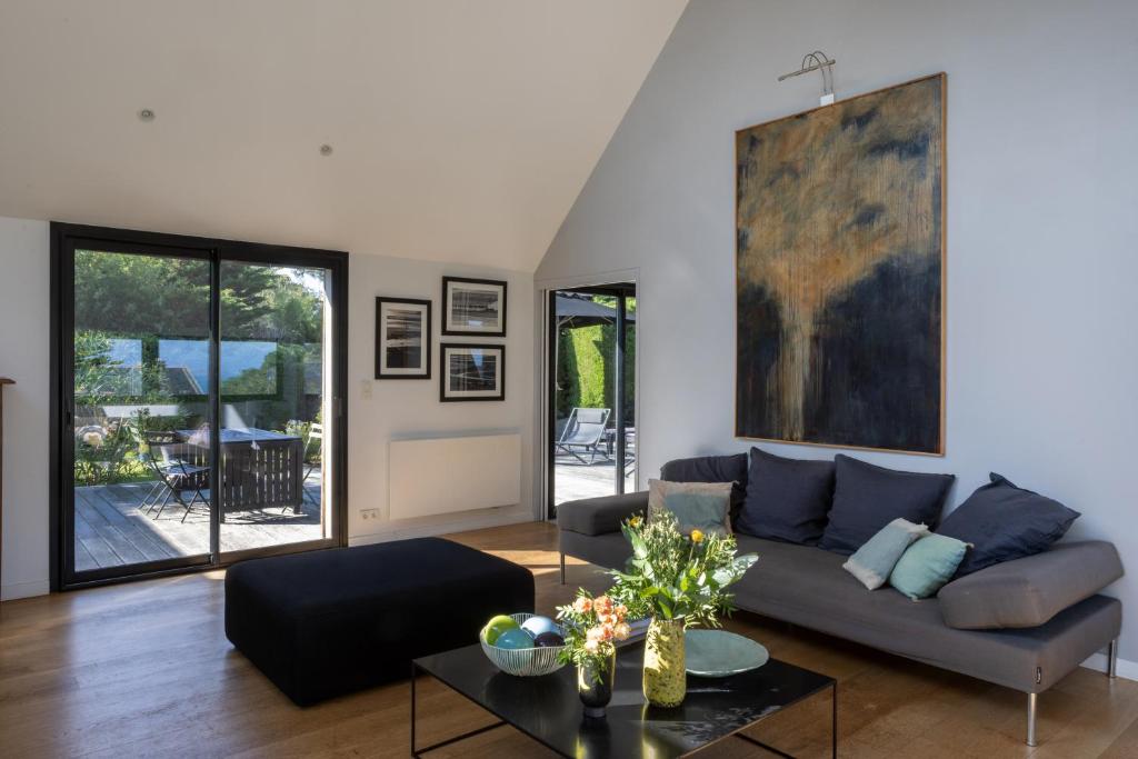 Posezení v ubytování Villa 2 vue sur mer