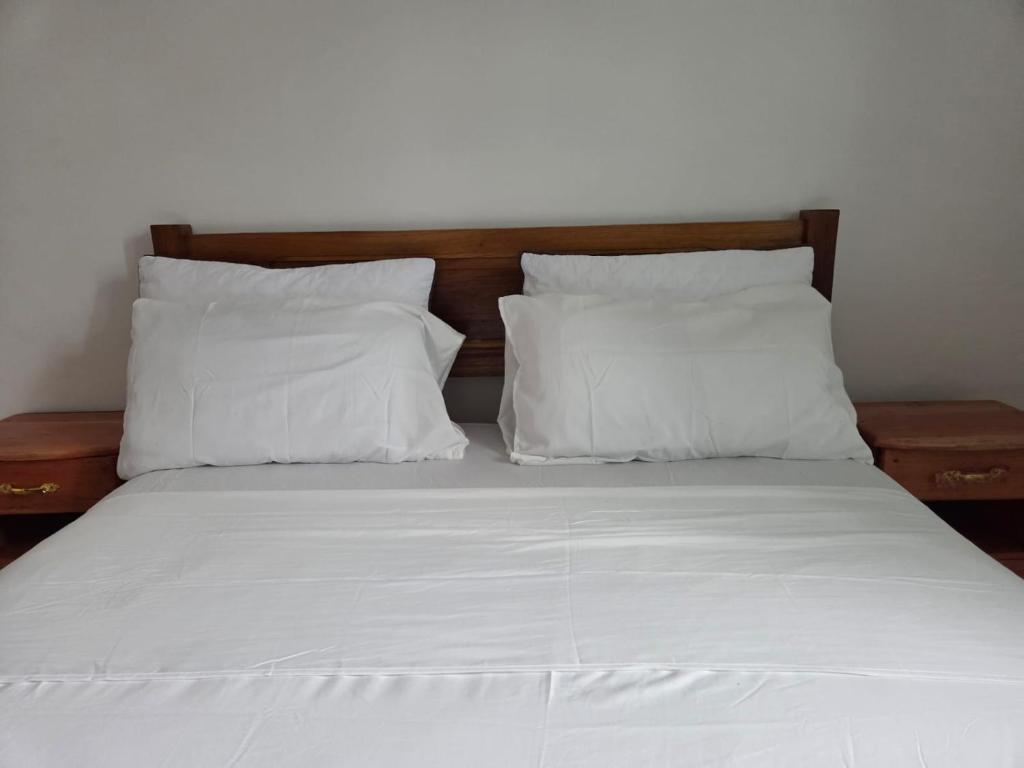 Postel nebo postele na pokoji v ubytování Passadeira Garden