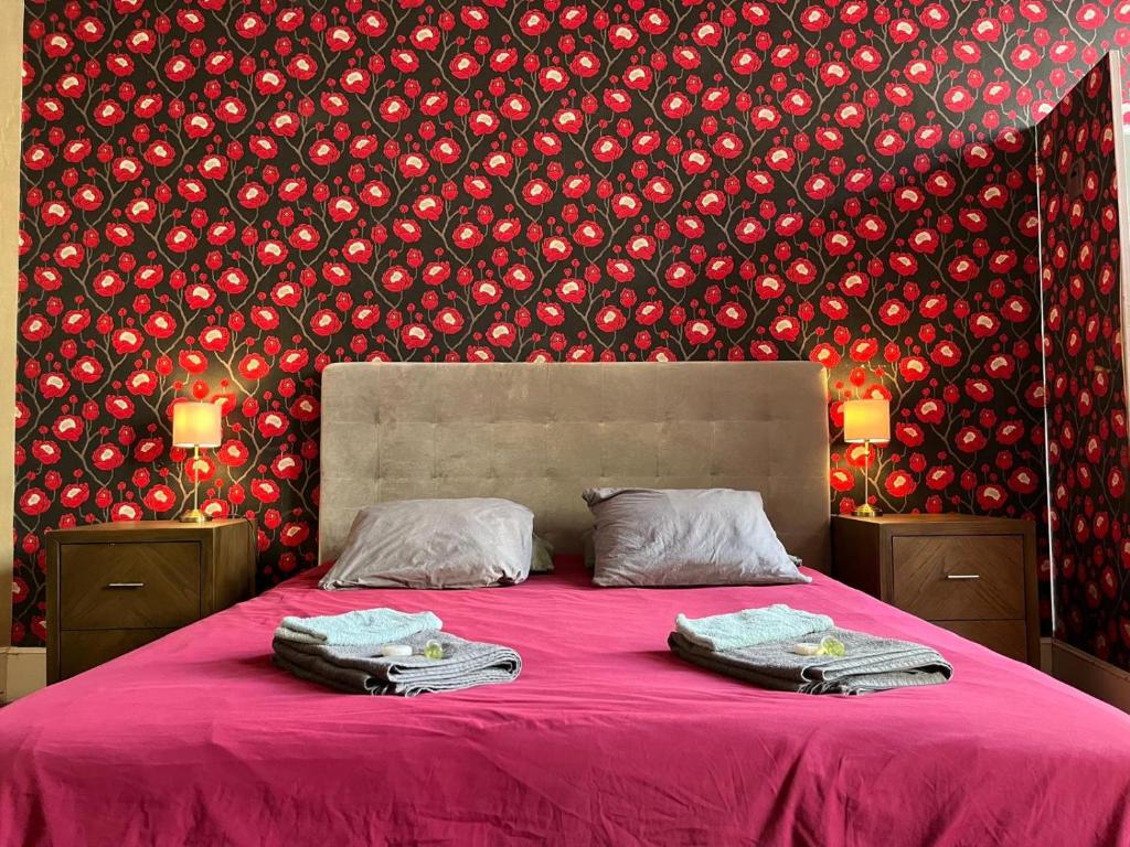 Postel nebo postele na pokoji v ubytování Les Chambres des Barques