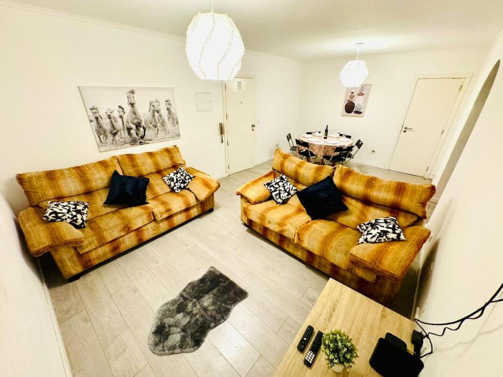 Posezení v ubytování Amazing Space - 4 Bedroom