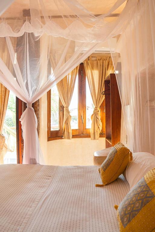 La Posada del Sol Boutique Hotel Tulum - 部分海景高级间 - 带特大号床