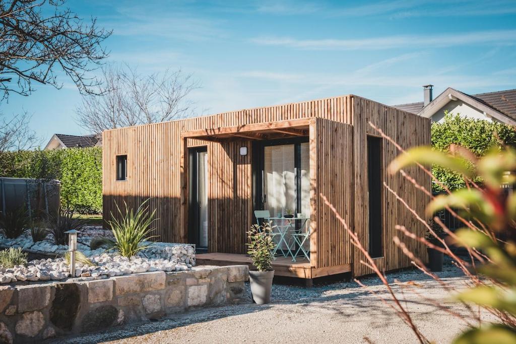 Zahrada ubytování Le Studio du Hameau