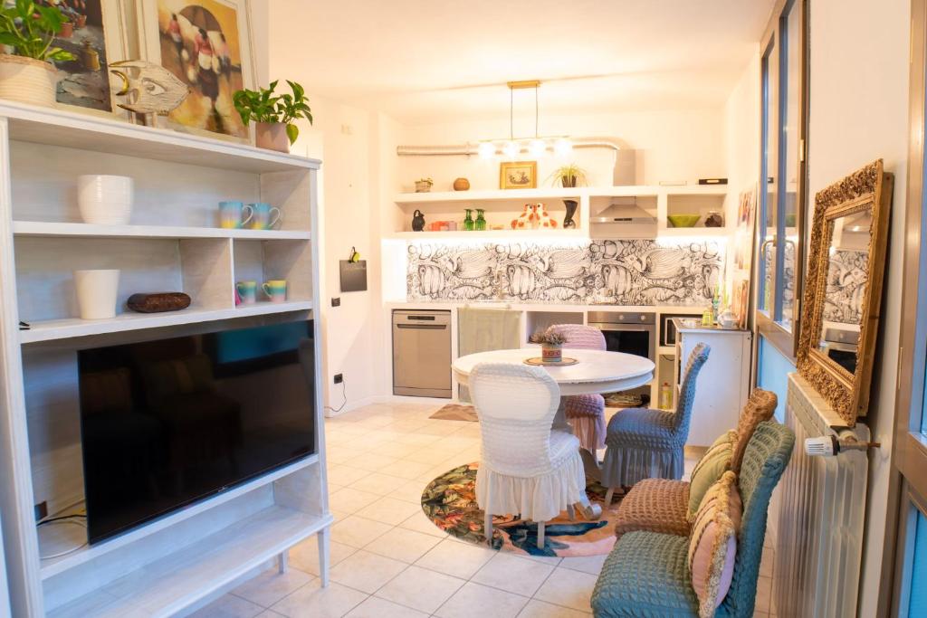 Kuchyň nebo kuchyňský kout v ubytování Conti & Moroni House