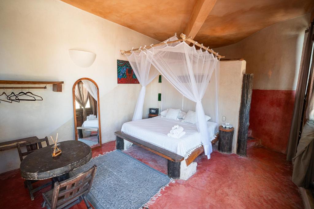La Posada del Sol Boutique Hotel Tulum - 主人套房海滨特大号床