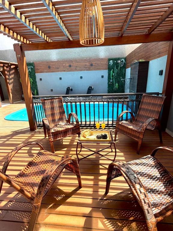 Casa Campeche piscina jacuzzi frente al mar