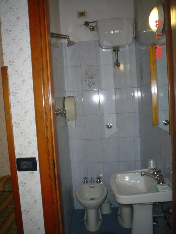 Koupelna v ubytování Hotel Demetra Capitolina