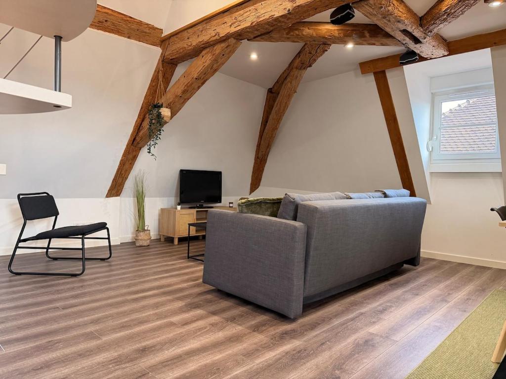 Et tv og/eller underholdning på La cotonnade - Entre vignes et ville