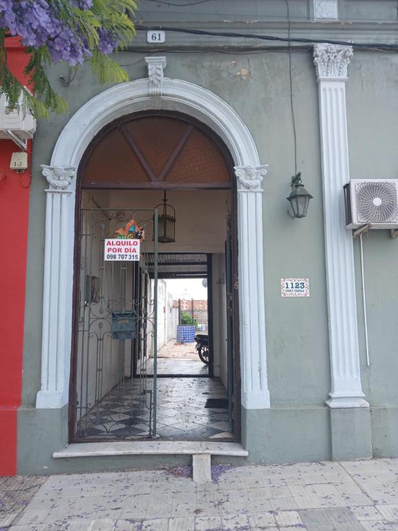 Facaden eller indgangen til Alojamiento Irastorza