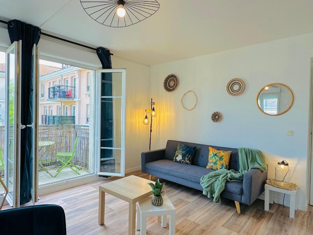 Posezení v ubytování Le Petit S - Disneyland - Parking gratuit