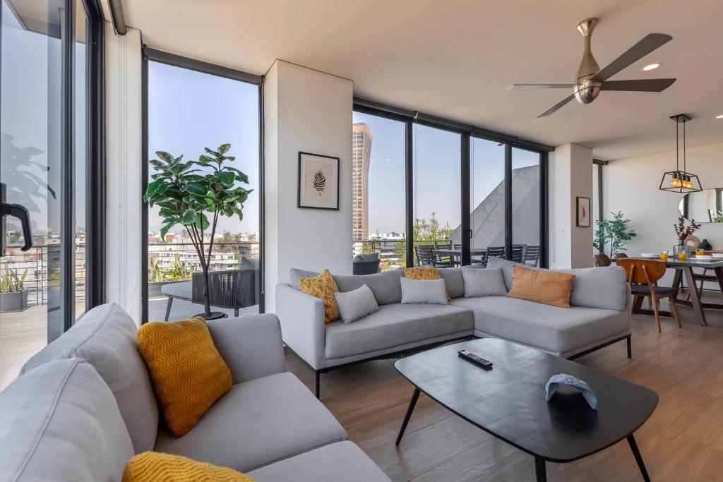 Capitalia Downtown Del Valle - Attico Di Lusso, 3 Camere Da Letto, Terrazza