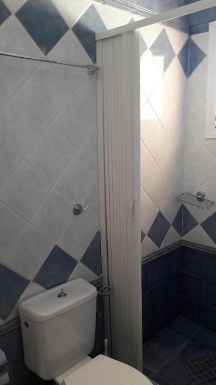 A bathroom at Foivos Seaside Apartments
