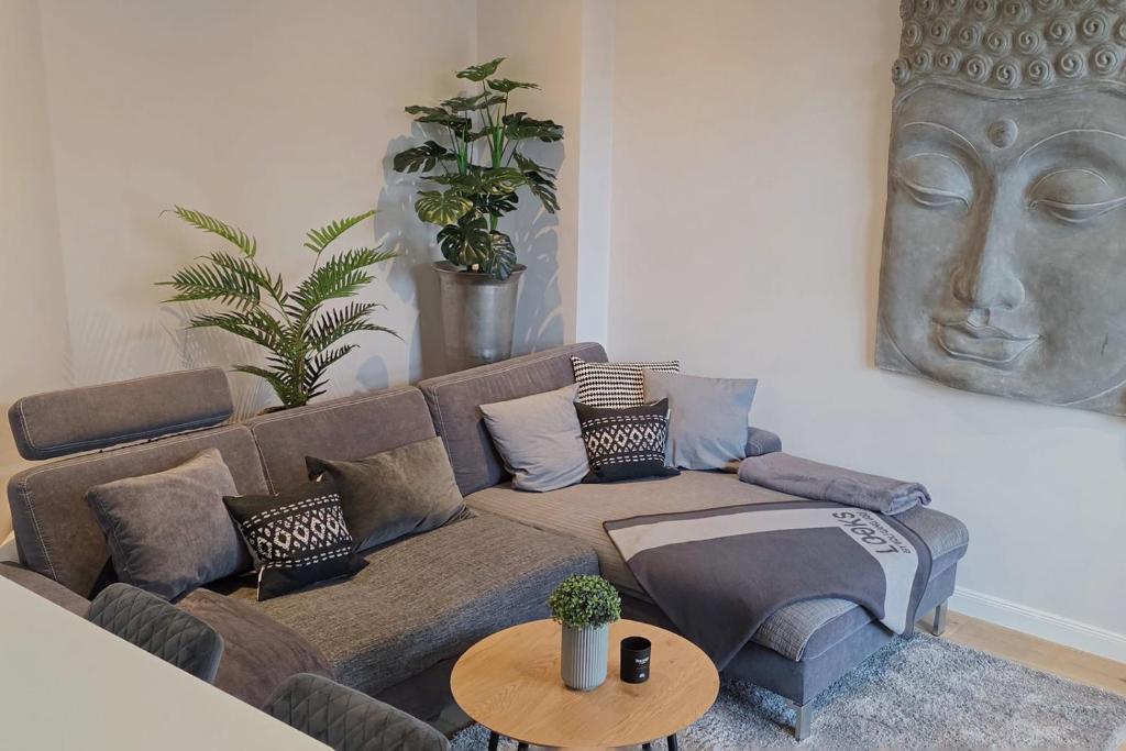 Χώρος καθιστικού στο Amadeus Apartment