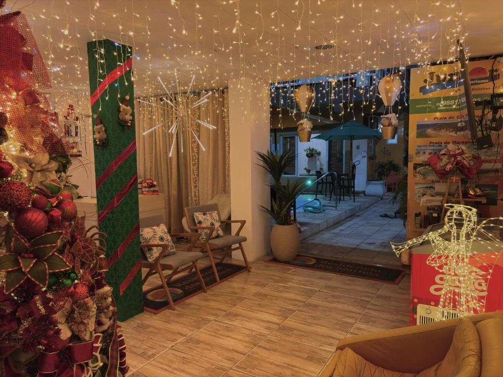 Posezení v ubytování Pousada Residência dos Sonhos