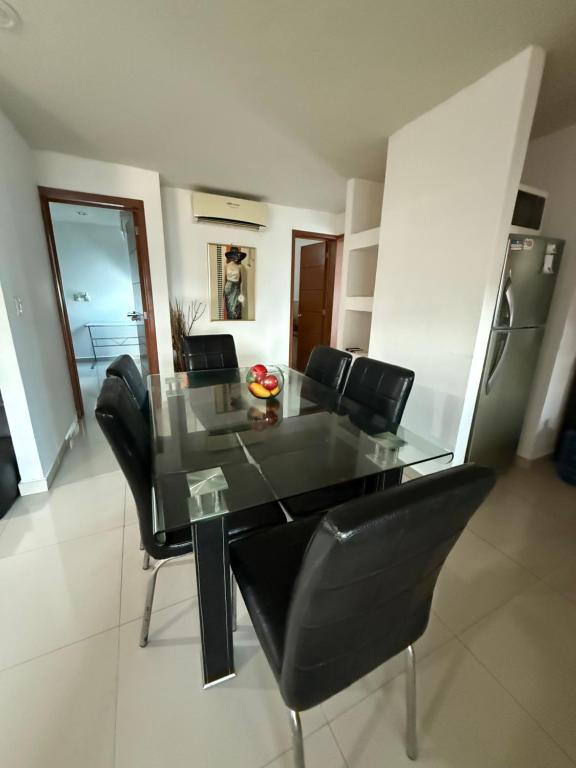 Køkken eller tekøkken på Departamento Flor de Loto