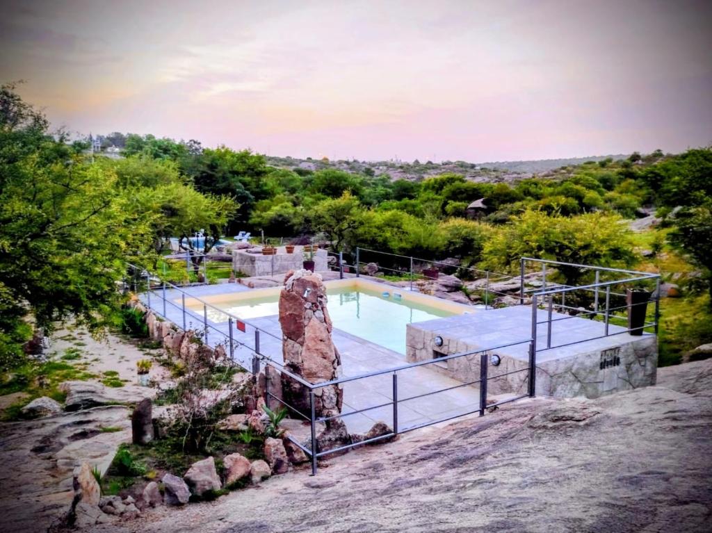 Naturlandskabet i nærheden af feriehuset