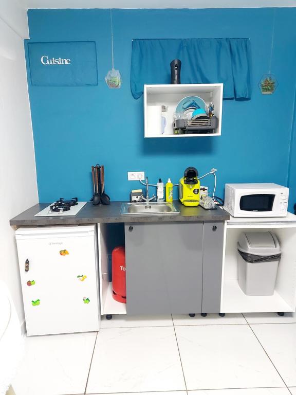 Köök või kööginurk majutusasutuses Studio F cosy